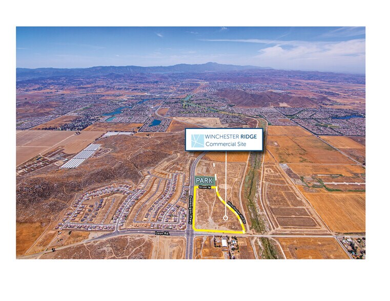 More Photos Of Leon Rd & Domenigoni Pky, Winchester Land For Sale
