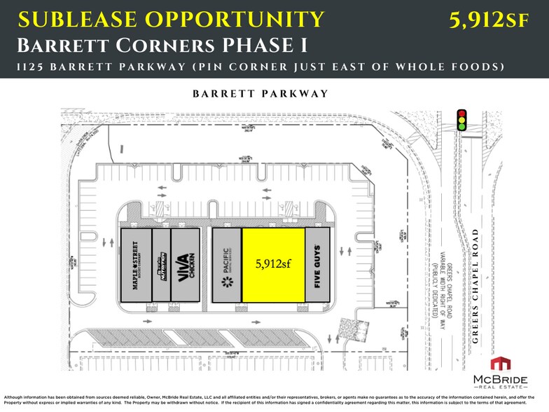 More Photos Of 1125 Ernest W Barrett Pky, Kennesaw General Retail For Lease