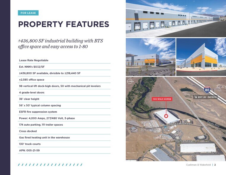 More Photos Of 100 Wild Horse Cyn, Sparks Warehouse For Lease