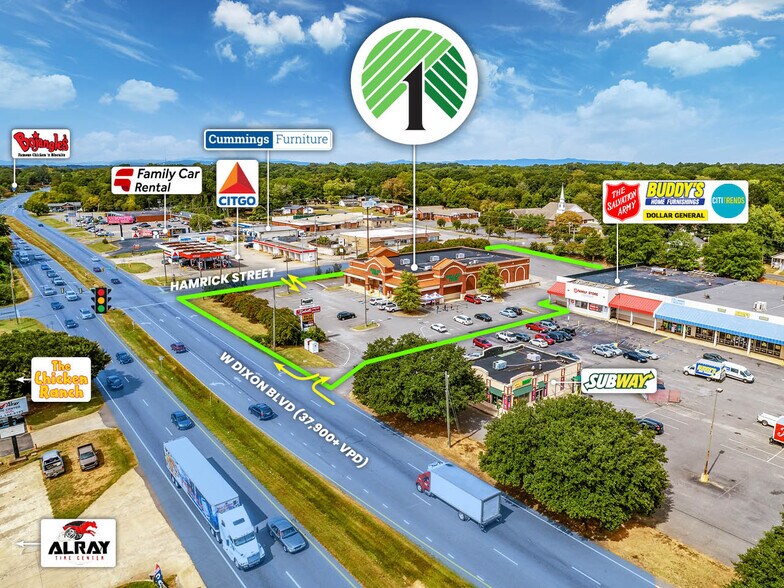 More Photos Of 330 W Dixon Blvd, Shelby Freestanding For Sale