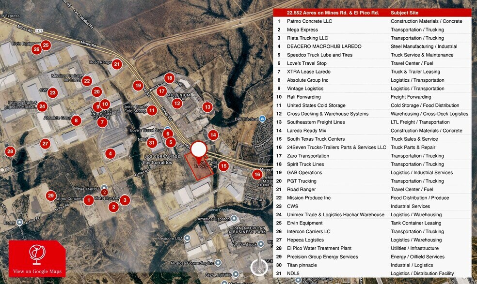 More Photos Of 0000 El Pico Rd, Laredo Land For Sale