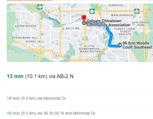 More Photos Of 90 Erin Woods Crt SE, Calgary Storefront For Sale