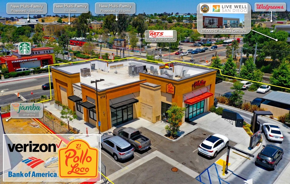 Primary Photo Of 419 Euclid Ave, San Diego Fast Food For Sale