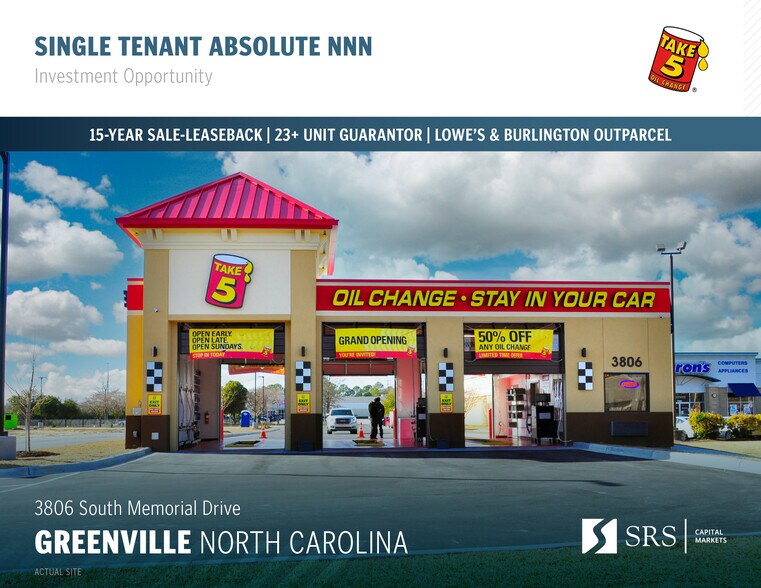 Primary Photo Of 3806 Memorial Dr, Winterville Auto Repair For Sale