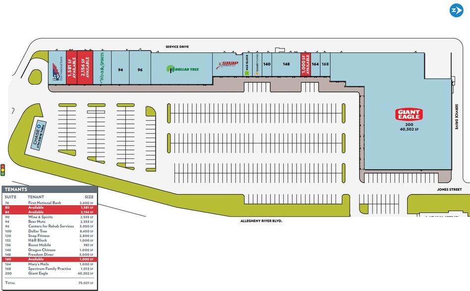 More Photos Of 74-200 Allegheny River Blvd, Verona Unknown For Lease