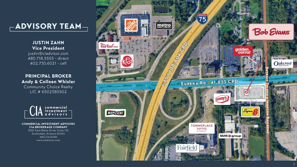 More Photos Of 20465 Eureka Rd, Taylor Restaurant For Sale