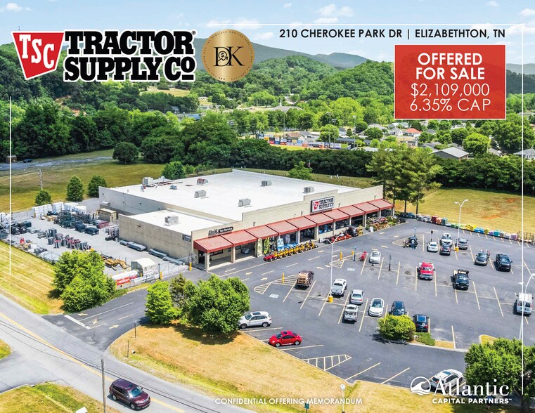 Primary Photo Of 210 Cherokee Park Dr, Elizabethton Freestanding For Sale