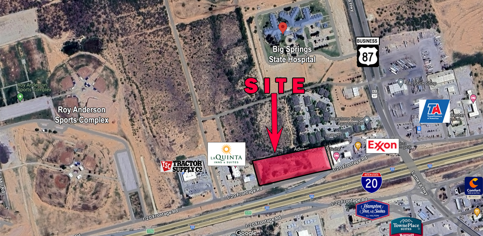 More Photos Of 806 W I 20 Frontage Rd, Big Spring Land For Sale