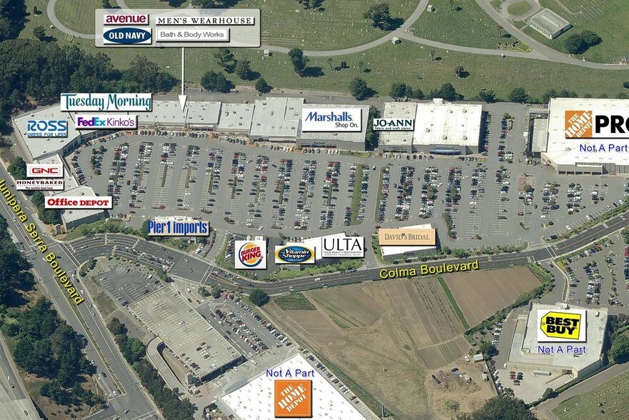 More Photos Of 1-91 Colma Blvd, Colma Unknown For Lease