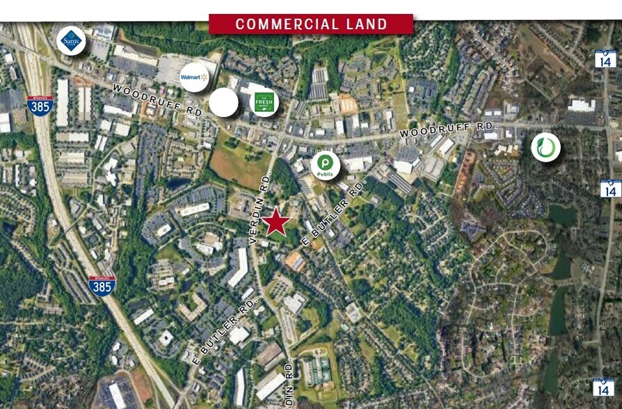 More Photos Of 161 Verdin Rd, Greenville Land For Sale