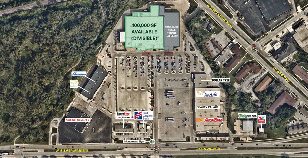 More Photos Of 10330 W Silver Spring Dr, Milwaukee Freestanding For Lease