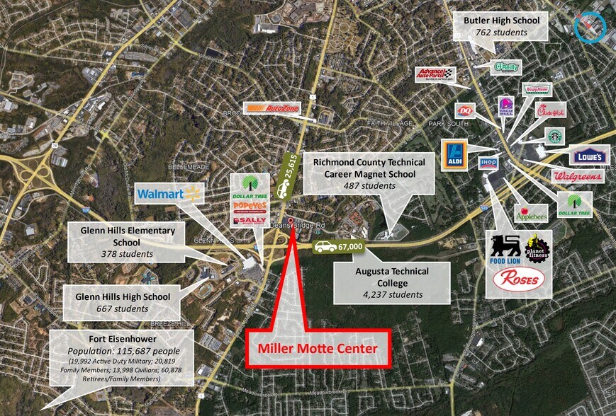 More Photos Of 3128 Deans Bridge Rd, Augusta Storefront For Sale