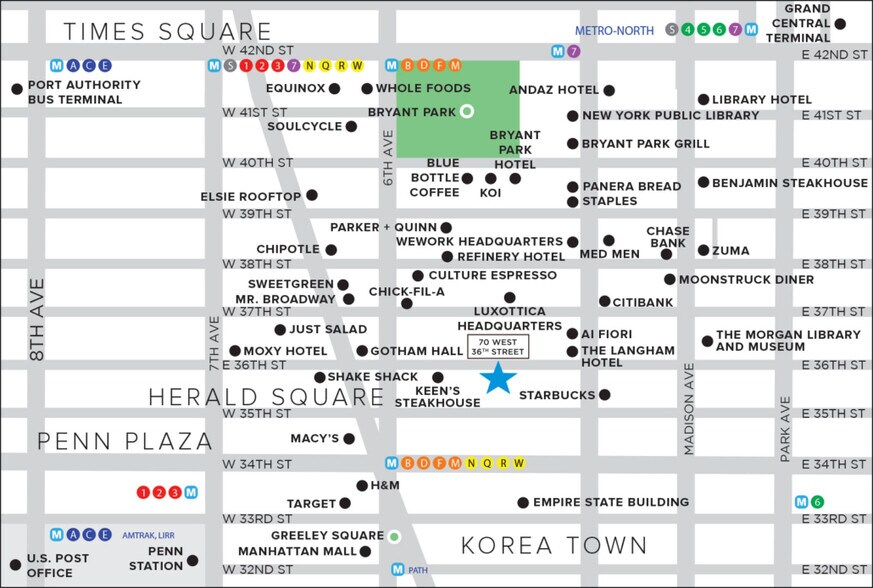 More Photos Of 70 W 36th St, New York Office For Lease