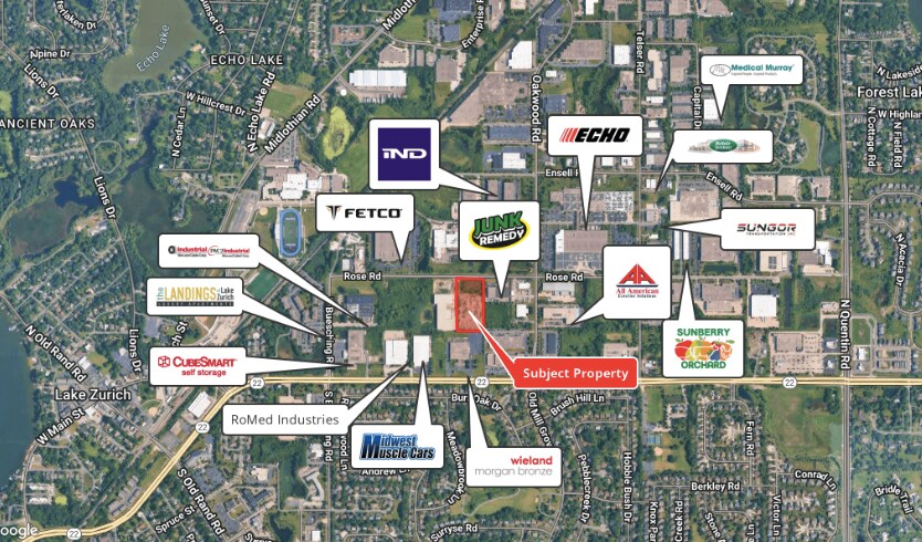 More Photos Of 625 Rose Rd, Lake Zurich Land For Sale