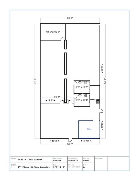 More Photos Of 2439 W 16th St, Indianapolis Storefront Retail Office For Sale
