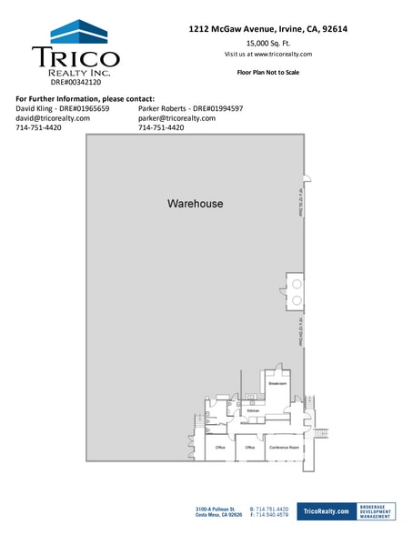 More Photos Of 1202 McGaw Ave, Irvine Unknown For Lease