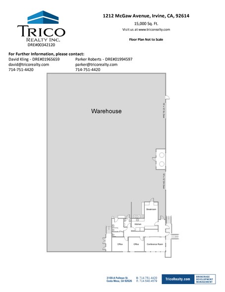 More Photos Of 1202 McGaw Ave, Irvine Unknown For Lease