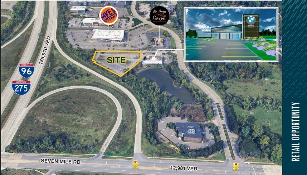 Primary Photo Of 19265 Victor Pky, Livonia Land For Lease