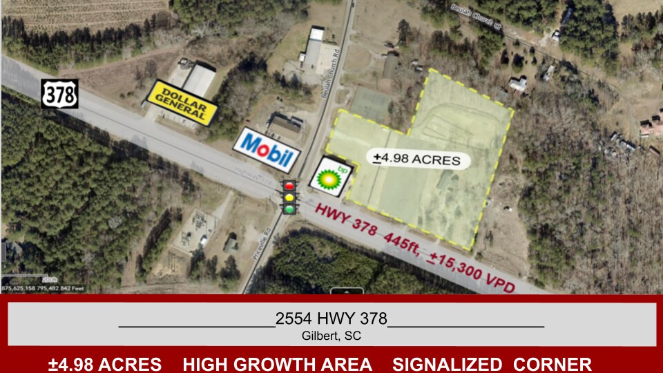 Primary Photo Of 2554 Highway 378, Gilbert Land For Sale