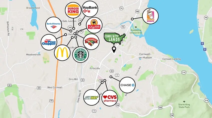 More Photos Of 2602 Rte 9W, Cornwall Land For Sale