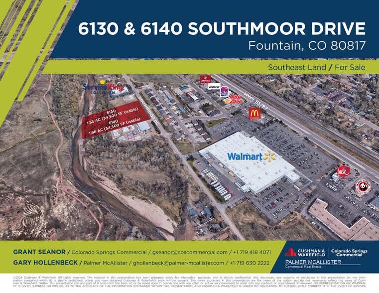 More Photos Of 6130-6140 Southmoor Dr, Fountain Land For Sale