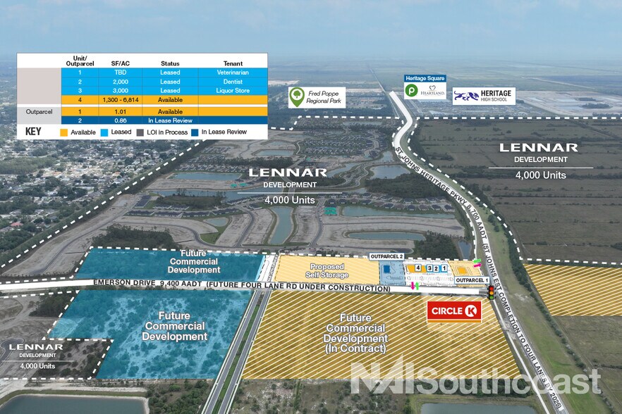 More Photos Of St Johns Heritage & Emerson Drive, Palm Bay Freestanding For Lease