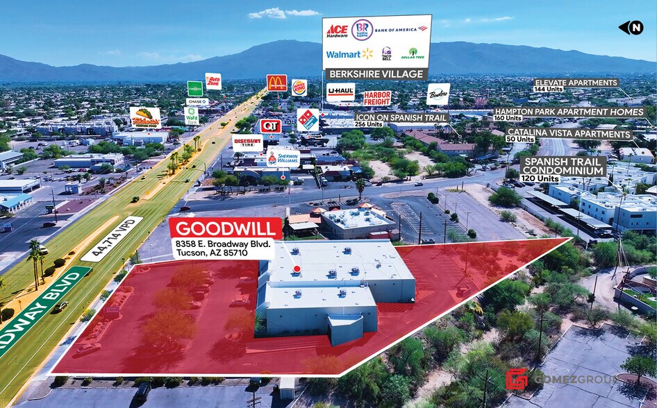 More Photos Of 8358 E Broadway Blvd, Tucson Freestanding For Sale