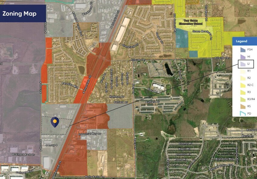 More Photos Of 17500 Interstate 35, Buda Land For Sale