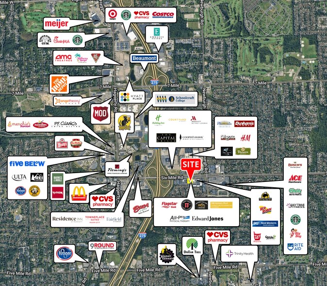 More Photos Of 37643-37651 Six Mile Rd, Livonia General Retail For Sale