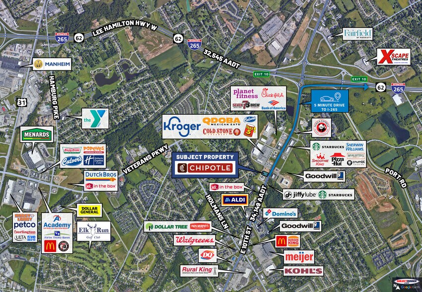 More Photos Of 3513 E 10th St, Jeffersonville General Retail For Sale