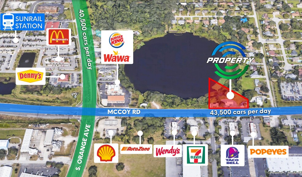 Primary Photo Of 1415 McCoy Rd, Orlando Land For Lease