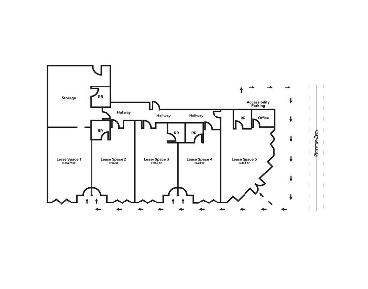 More Photos Of 5334 Hollywood Blvd, Los Angeles Storefront For Lease