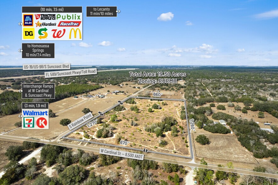 More Photos Of 6725 S Rainbow Pt, Homosassa Land For Sale