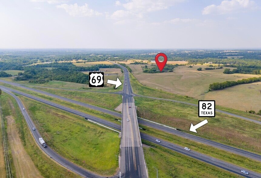 More Photos Of TBD 40 Acres Highway 69 Bells Texas 75414, Bells Land For Sale