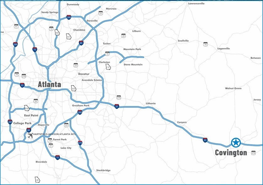 More Photos Of 7150 Alcovy Rd, Covington Distribution For Lease