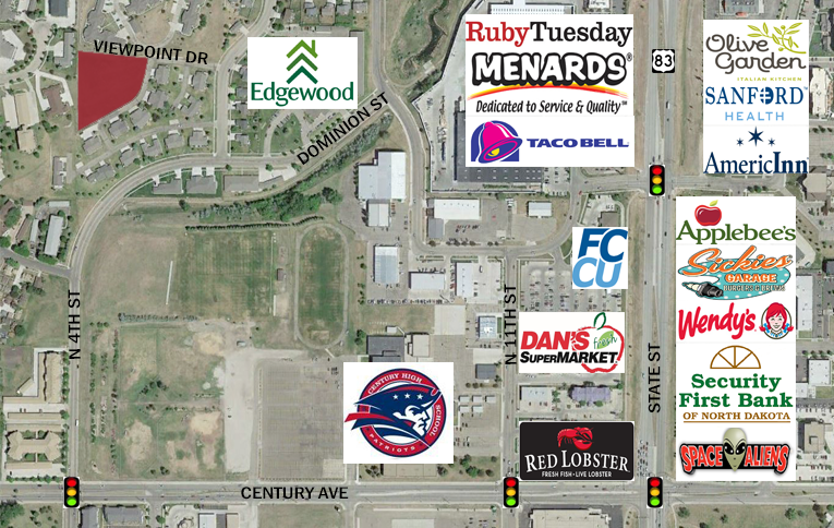 Primary Photo Of 3548-3560 Viewpoint Dr, Bismarck Land For Sale