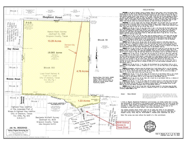 More Photos Of East Shepherd Street, Denison Land For Sale