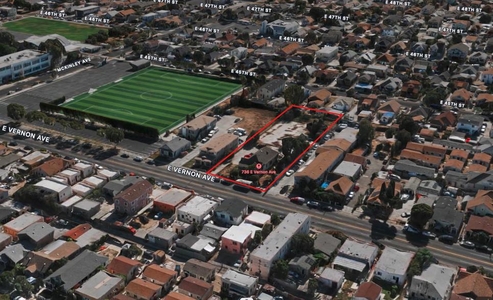 Primary Photo Of 736 E Vernon Ave, Los Angeles Land For Sale