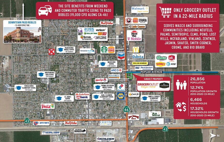 More Photos Of 1650 Highway 46, Wasco Freestanding For Sale