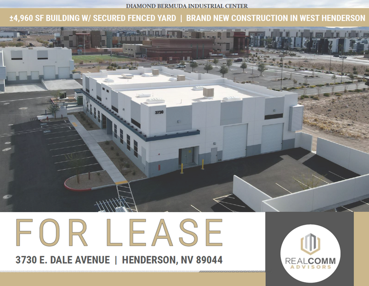 Primary Photo Of 3730 E Dale Ave, Henderson Warehouse For Lease