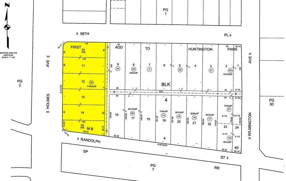 More Photos Of 1808 58th Pl, Los Angeles Land For Sale