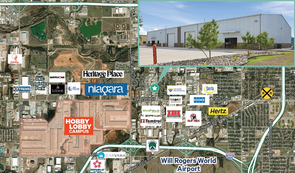 More Photos Of 2609-2617 S Ann Arbor Ave, Oklahoma City Warehouse For Lease