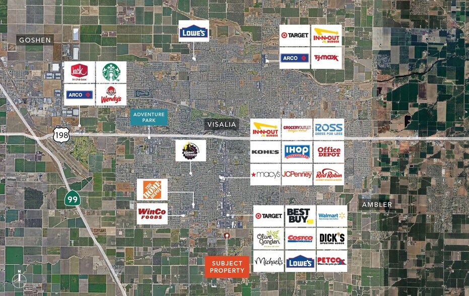 More Photos Of SEC Mooney Blvd Blvd @ Visalia Parkway, Visalia Land For Lease