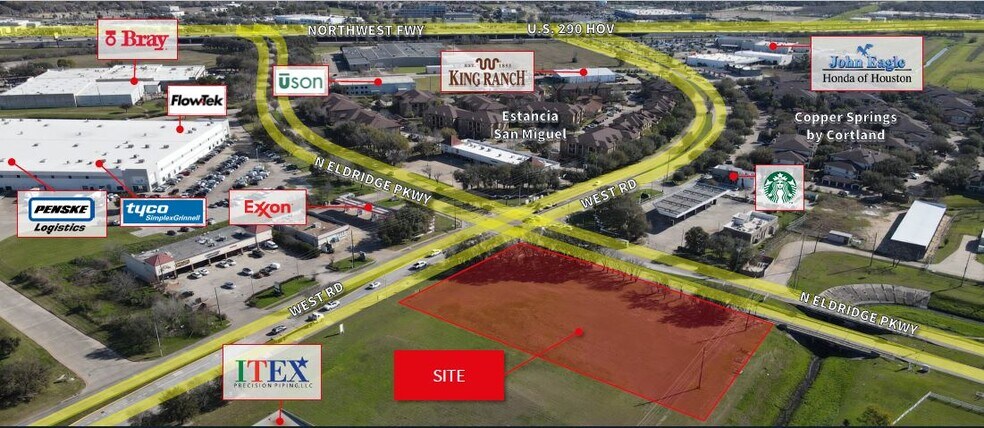 Primary Photo Of 13411 West Rd, Houston Land For Sale