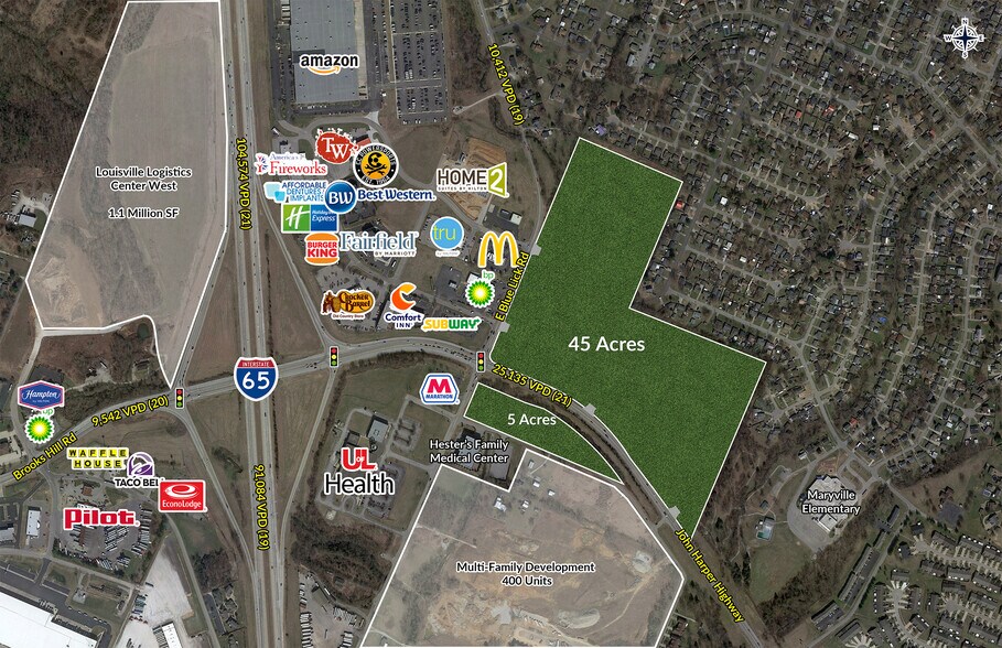 More Photos Of John Harper Highway, Brooks, Louisville Land For Lease