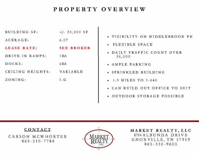 More Photos Of 4826 S. Middlebrook Pike, Knoxville Industrial For Lease