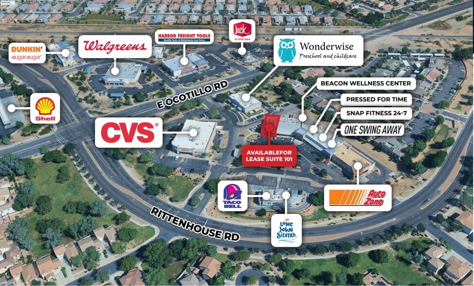 More Photos Of 21258 E Rittenhouse Rd, Queen Creek Storefront For Lease