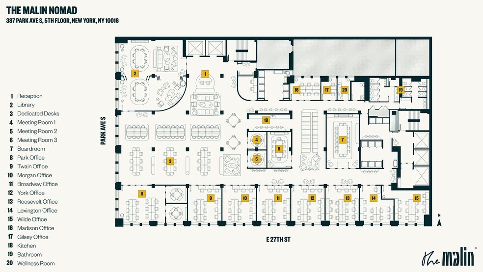 More Photos Of 387 Park Ave S, New York Coworking Space