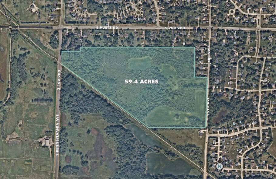 Primary Photo Of SWQ E Puetz Road & 15th Ave, Oak Creek Land For Sale