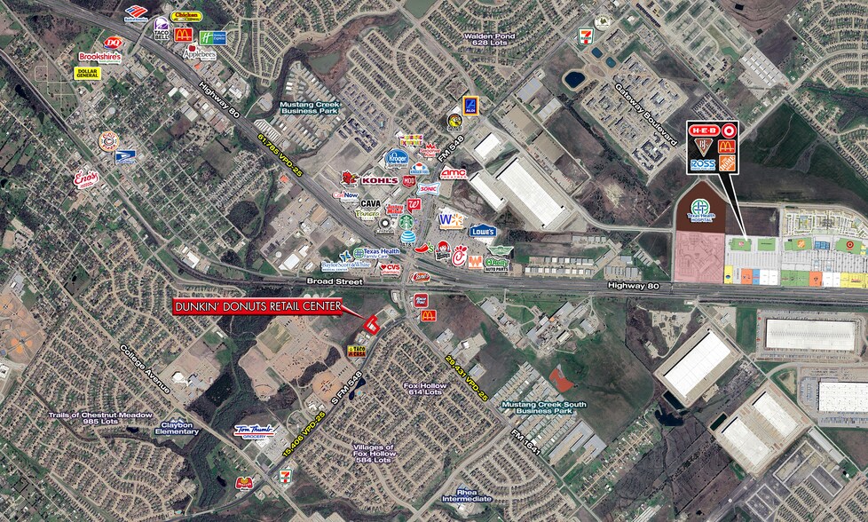 More Photos Of 195 FM 548, Forney Storefront Retail Office For Sale